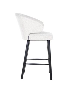 Barstoel White Boucle Wichmond Indigo