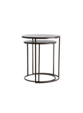 Bijzettafel Bruin Metaal
