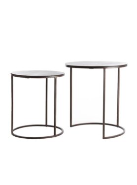 Bijzettafel Set Rond Metaal