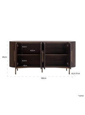 Bruine Houten Richmond Dressoir