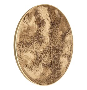 Leren Gouden Wanddecoratie Richmond