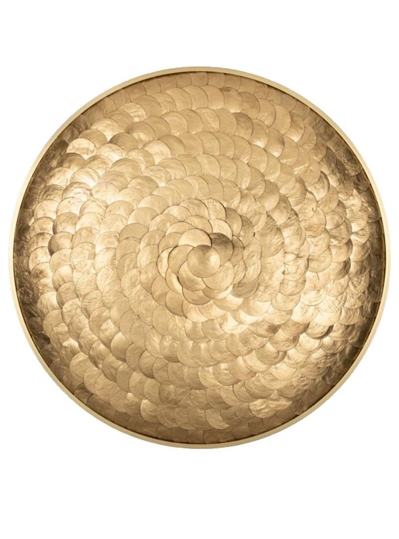 Richmond Gouden Wanddecoratie Rond