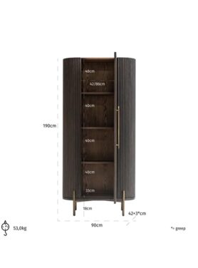 Richmond Luxor Houten Wandkast