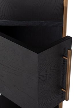 Richmond Wandkast Metaal Met Hout Fineer