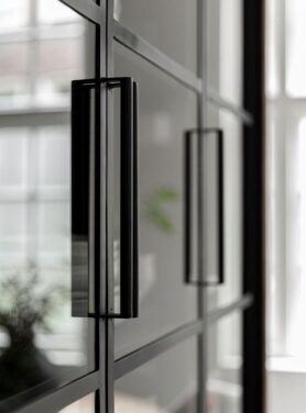 Vitrinekast Met Glas En Teakhout Dtp Home