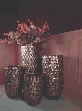 Bronzen Ronde Pot Hoog Verschillende Maten