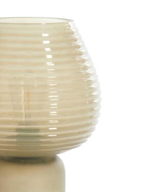 Glazen Tafellamp Groen En Grijze Kleur