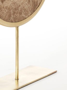 Marmeren Ornament Bruin Met Goud