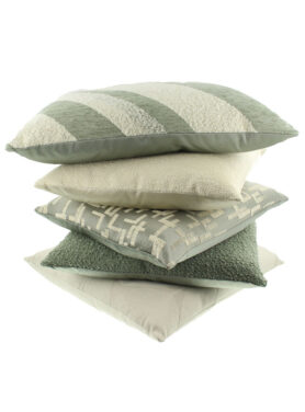 Mint En Beigekleurige Kussens