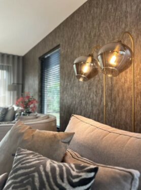 Vloerlampen Achter Bank Bolvormig