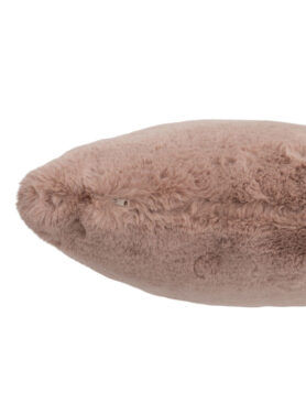 Heel Zacht Pels Kussen Met Poederroze Kleur