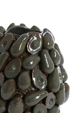 Kleine Avocados Vaas Donkergroen Bruin