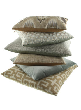 Kussens Met Bruine Grijze Tinten En Patronen