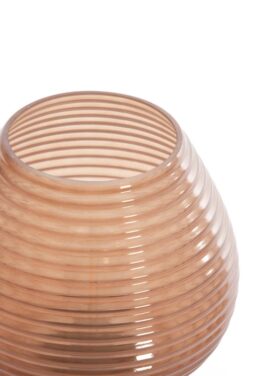 Led Tafellamp Bruin Van Glas