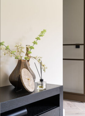 Marmer Bruine Klokje Om Neer Te Zetten