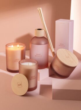 Roze Geurkaars Rose Rozen Geur