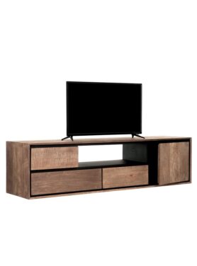 Tv Meubel Teakhout Hangend Dtp Home