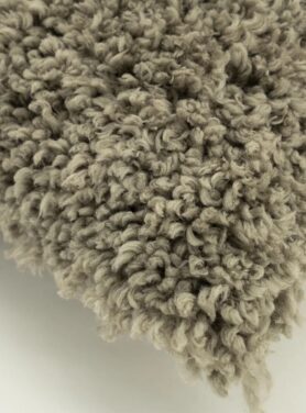 Wollig Sierkussen Taupe