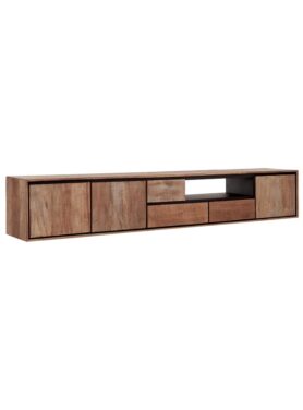 Dtp Home Teakhouten Tv Meubel Hangend