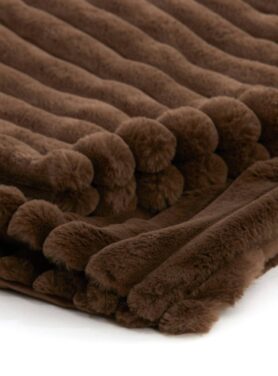 Donkerbruine Polaid Zacht