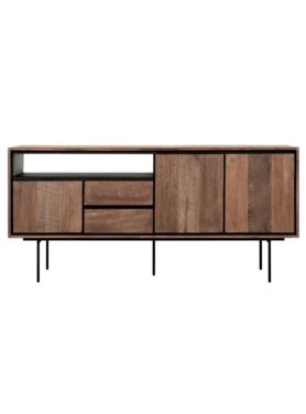 Dressoir Teakhout Recht Afgewerkt Bruin
