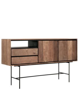 Dtp Home Teakhouten Dressoir Met Deuren En Lade