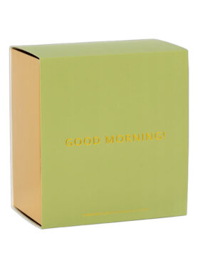 Groen Met Bruin Cadeauset Verpakking Van Good Morning Servies