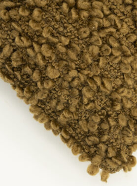 Katoenen Sierkussen Mustard Geel Bruin Tint