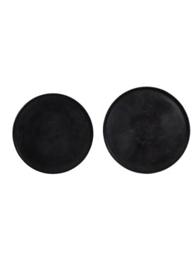 Ronde Bijzettafel Donkerbrons