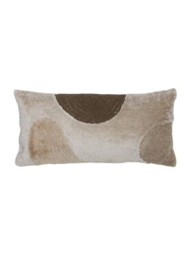 Sierkussen Donkerbruin Grijs Rechthoek