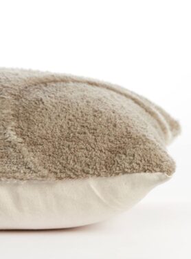 Sierkussen Grijs Donkerbruin Creme Met Patronen