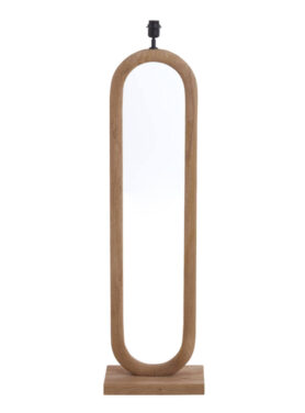Vloerlamp Licht Hout Ovaal