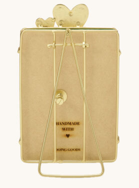 Achterkant Goud Fotolijstje Met Standaard