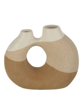 Bruin Getinte Vaas Aardewerk Keramiek