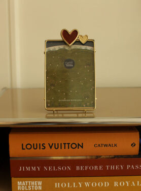 Fotolijst Goud Smal Randje Met Hartjes