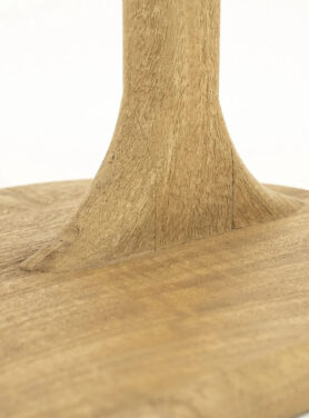 Houten Ronden Poot Bijzettafeltje Voor Bij De Bank