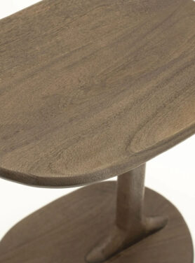 Ovaal Bruin Salontafeltje Mangohout