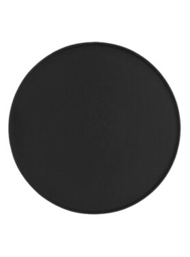 Rond Dienblad Zwart Schaal