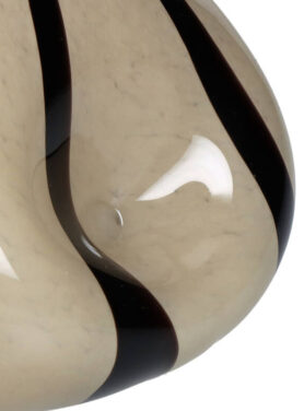 Vaasje Beige Met Zwart