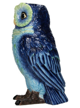 Donkerblauwe Uil Vaas
