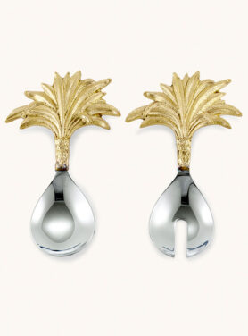 Doing goods Goud Met Zilveren Slaset In Vorm Van Gouden Palmboom