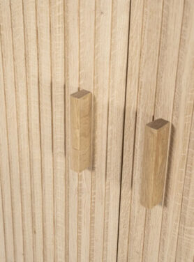 Houten Handgrepen Op Houten Kast