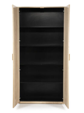 Open Kast Met Legvakken Eikenhout Licht